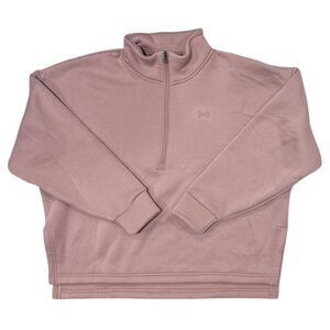 Under Armour Women's Warm Armour Fleece 1/2 Zip Pullover - Tourmaline Pink